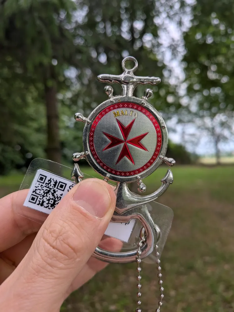 A fridge magnet from Malta — a souvenir from a holiday, sent back out into the world